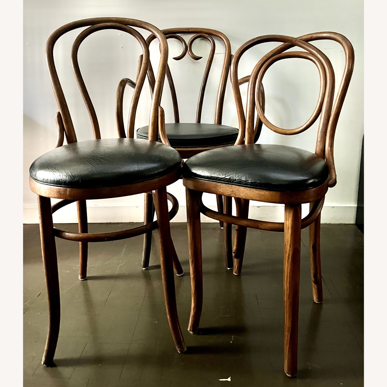 Set of 3 Vintage Bentwood Bistro Chairs  - image-2