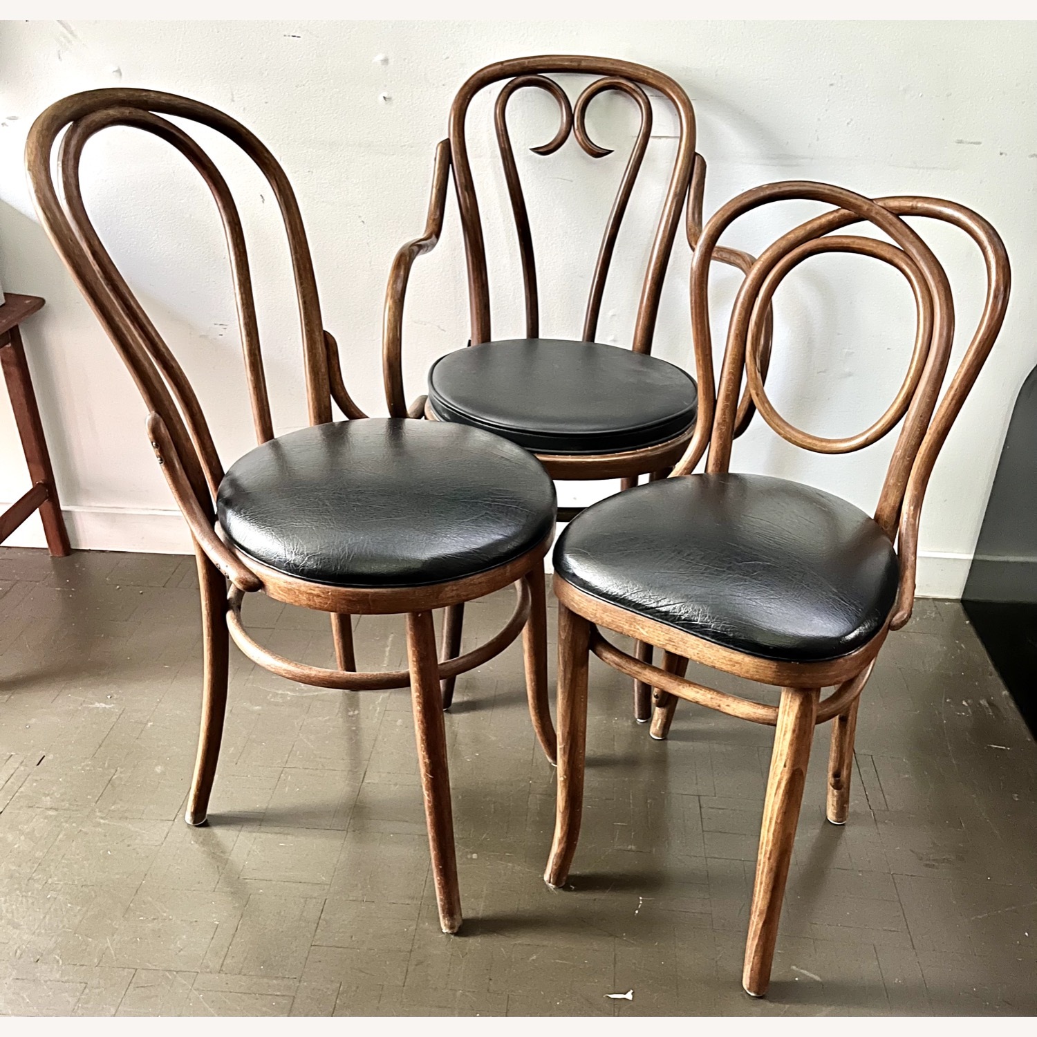 Set of 3 Vintage Bentwood Bistro Chairs  - image-1