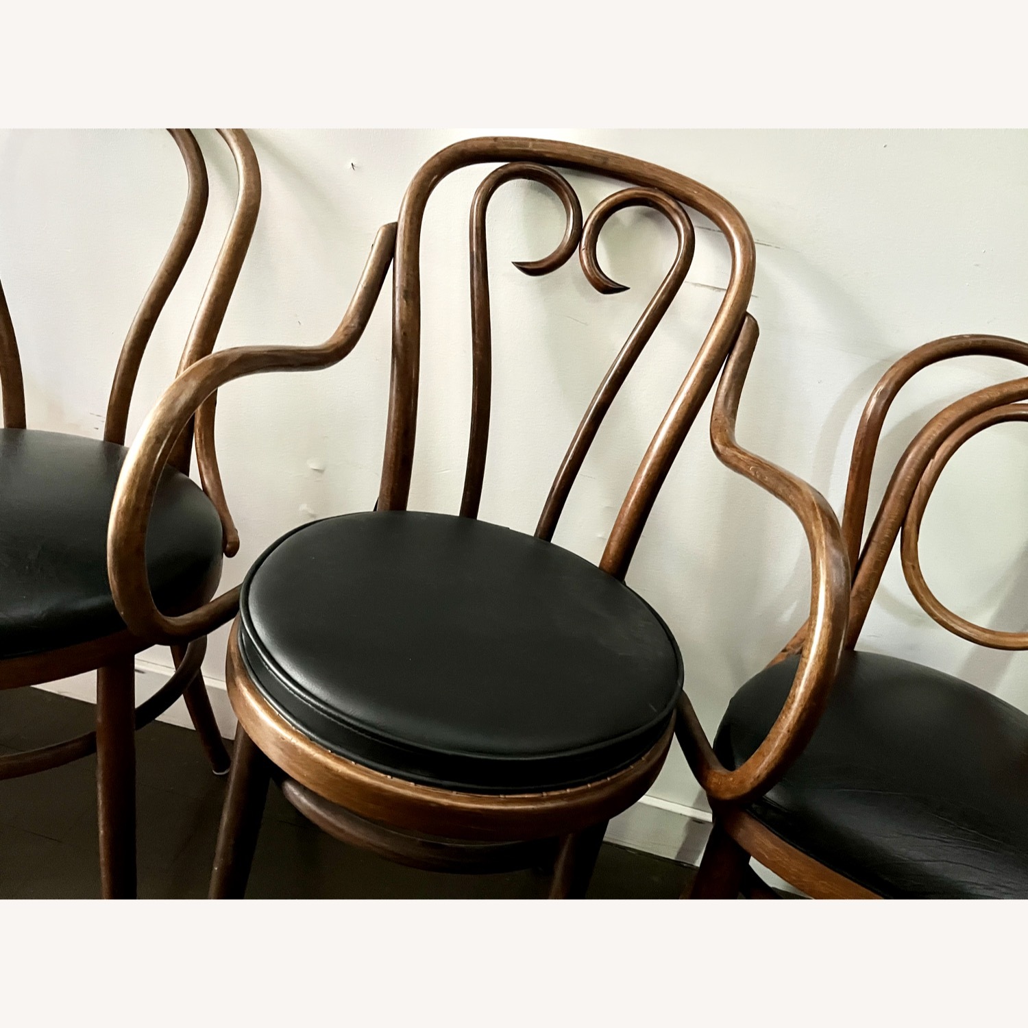 Set of 3 Vintage Bentwood Bistro Chairs  - image-15