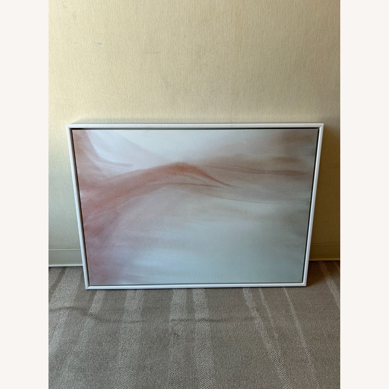 Framed Abstract Canvas Painting - image-3