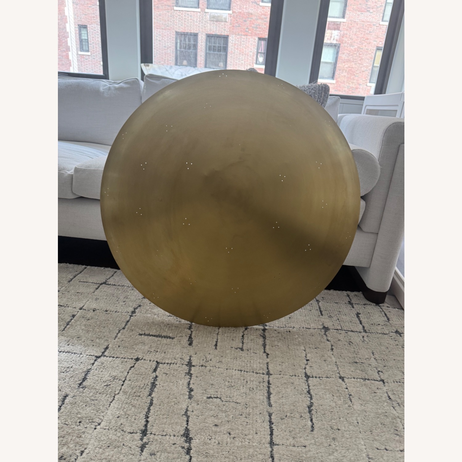 Raul Reyes 'Rey' Perforated Dome Ceiling Lamp - image-6