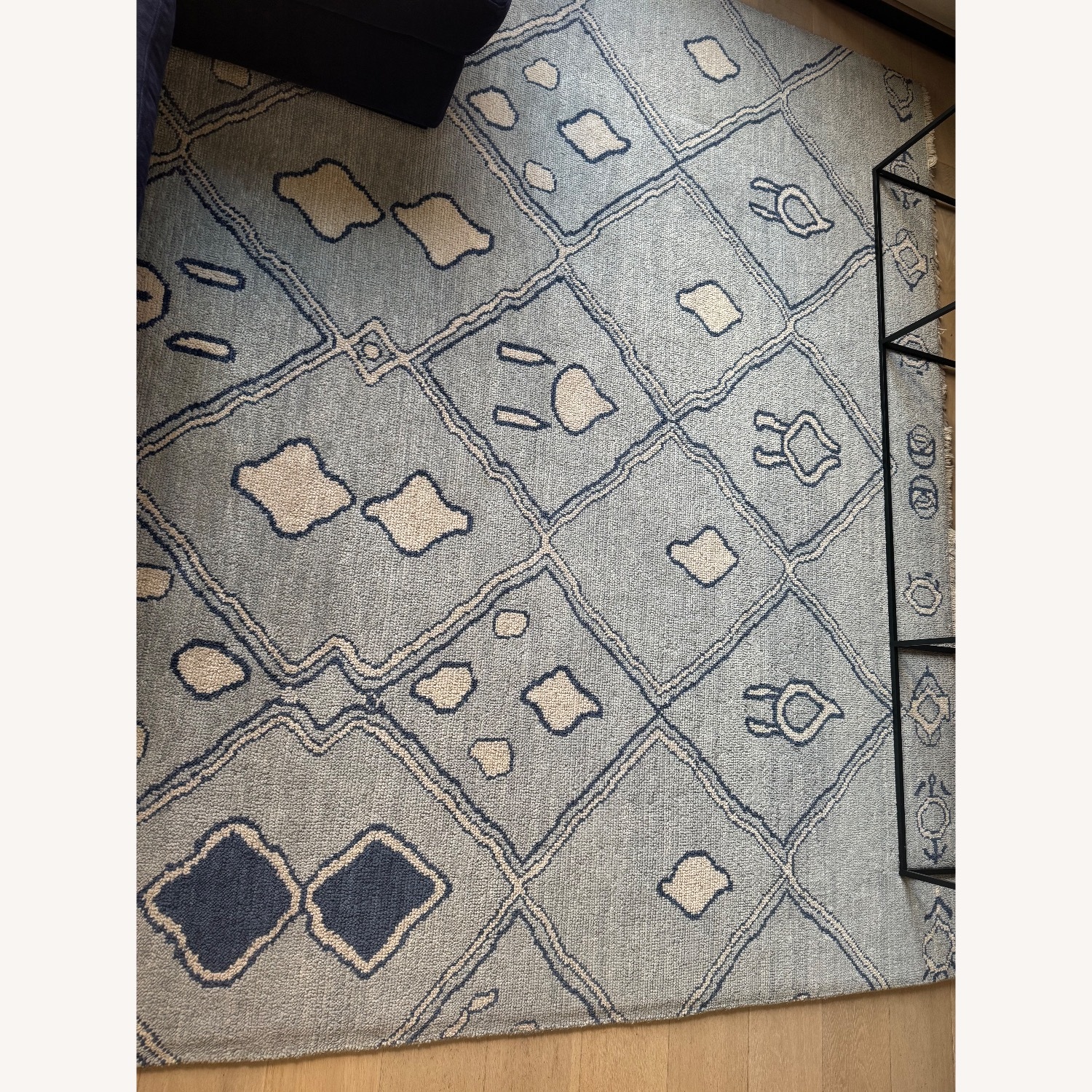 Williams Sonoma Amina Hand Knotted Rug 8x10 - image-3