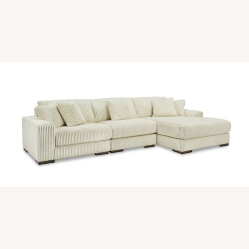 Used Corduroy Sectional Sofa  for sale on AptDeco