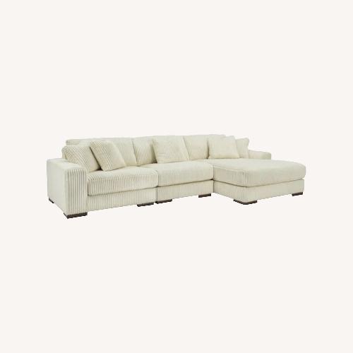 Used Corduroy Sectional Sofa  for sale on AptDeco