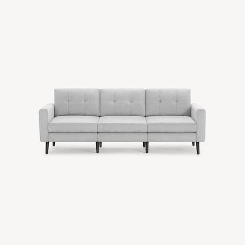 Used  Burrow Nomad 3 Seat Sofa Gray for sale on AptDeco