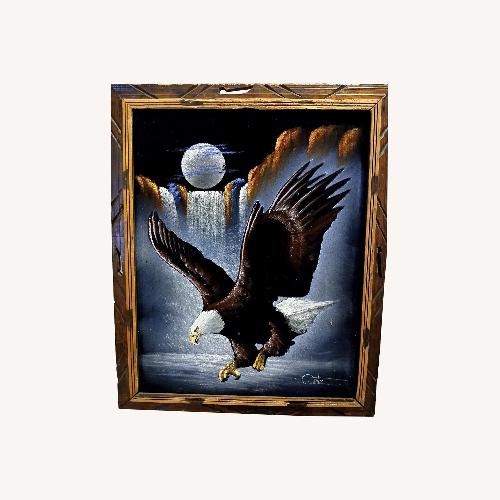 Used Ortiz Velvet Eagle Wall Decor for sale on AptDeco