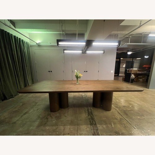 Used Restoration Hardware Oslo Cylinder Rectangular Dining Table for sale on AptDeco