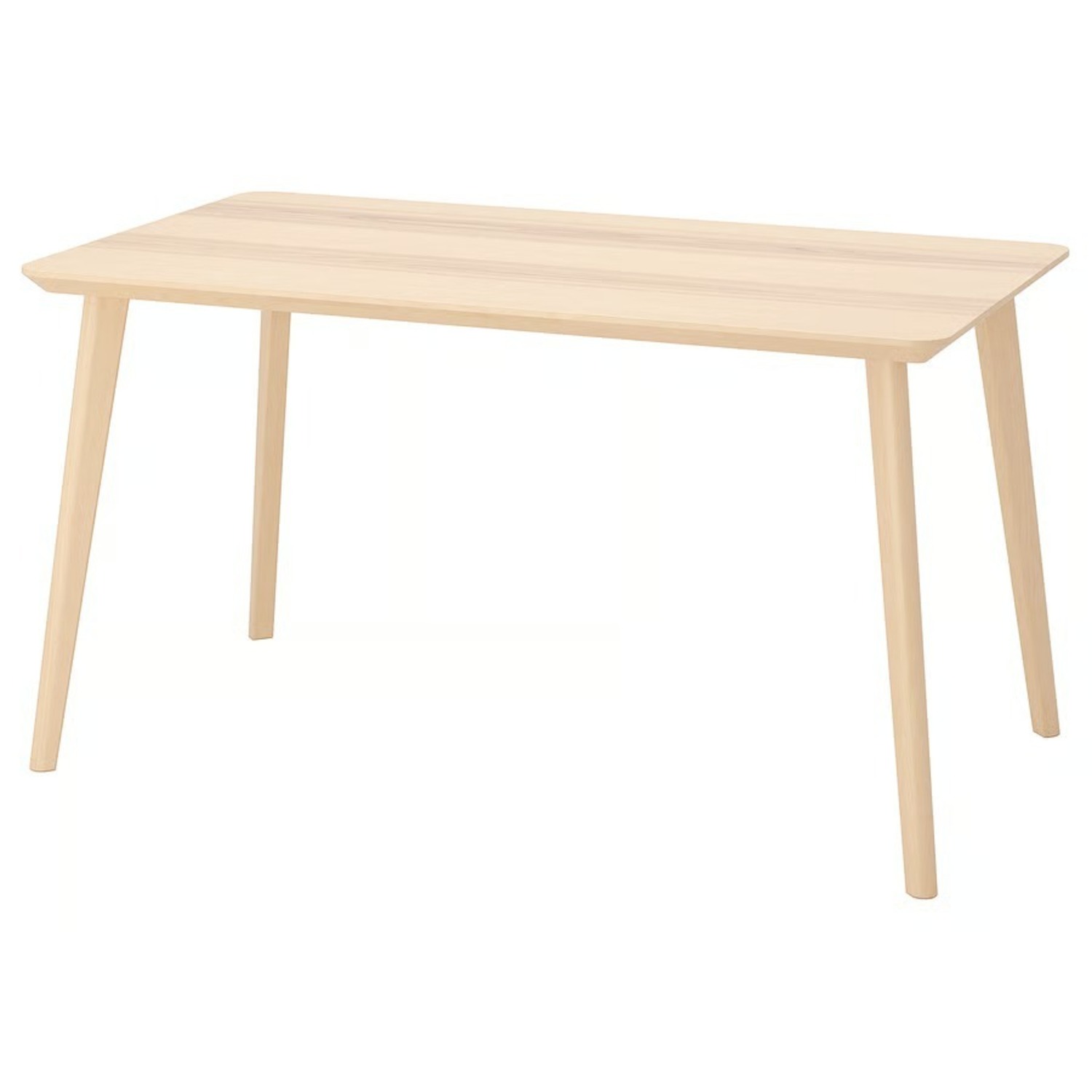 IKEA LISABO / LISABO Table and 4 Chairs Ash Veneer Ash - image-2