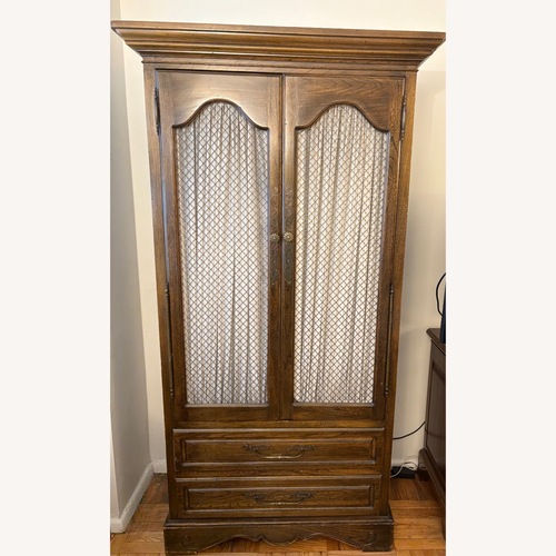 Used Antique Wood Armoire for sale on AptDeco