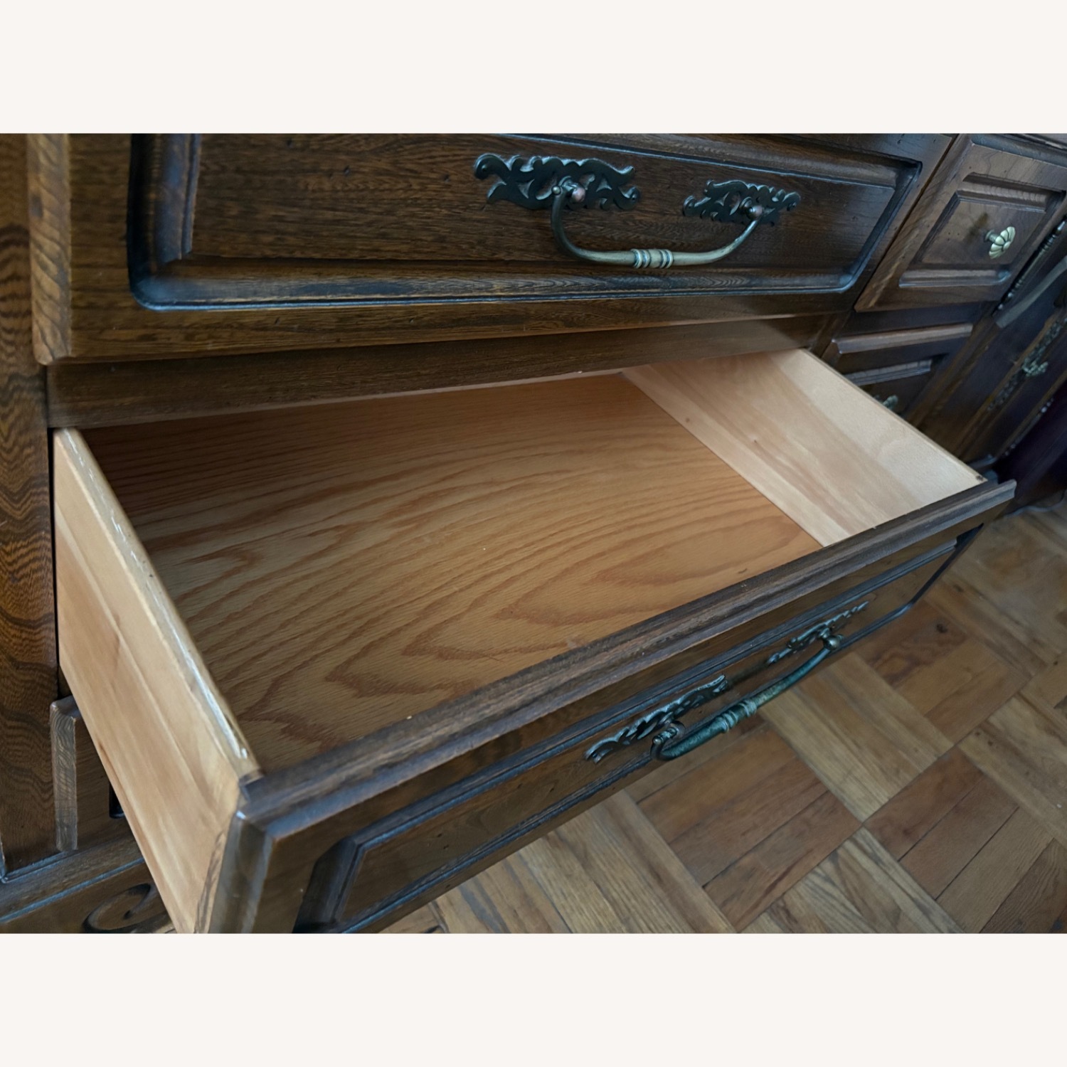 Antique Wood Dresser - image-4