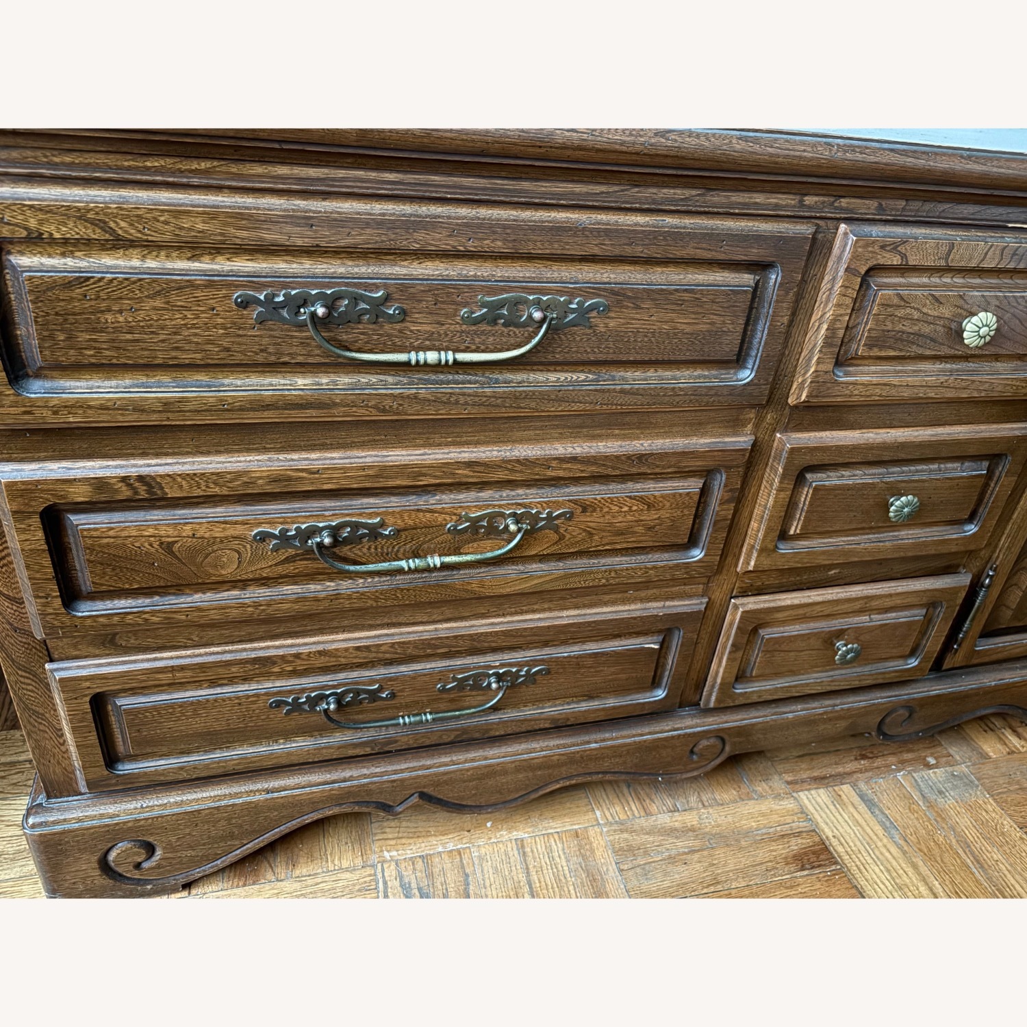 Antique Wood Dresser - image-3