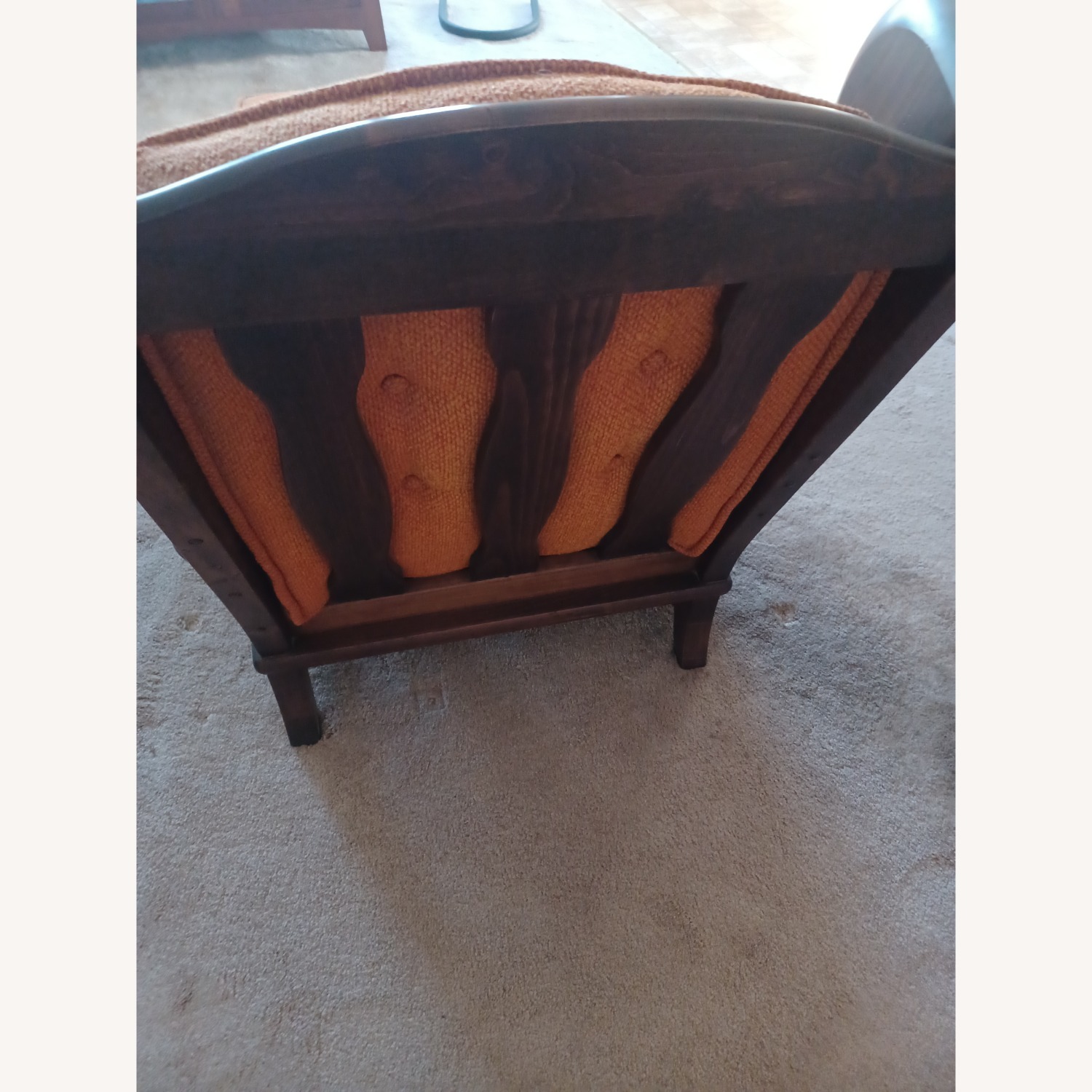 Ethan Allen Chair and Foot Stool - image-3