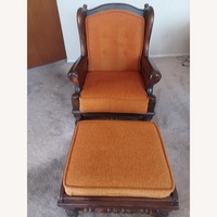 Ethan Allen Chair and Foot Stool