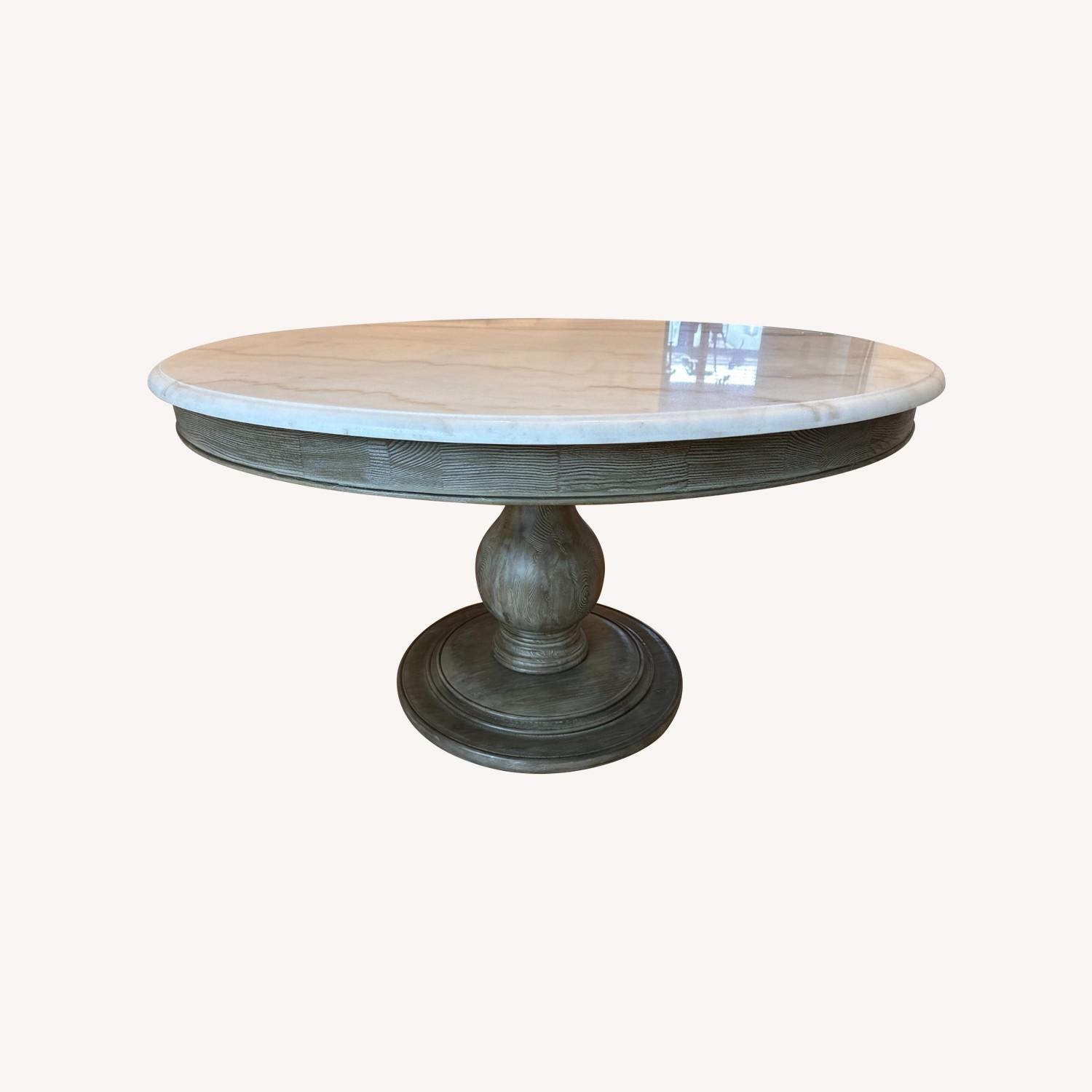 Arhaus Luca Dining Table with Marble Top - image-0