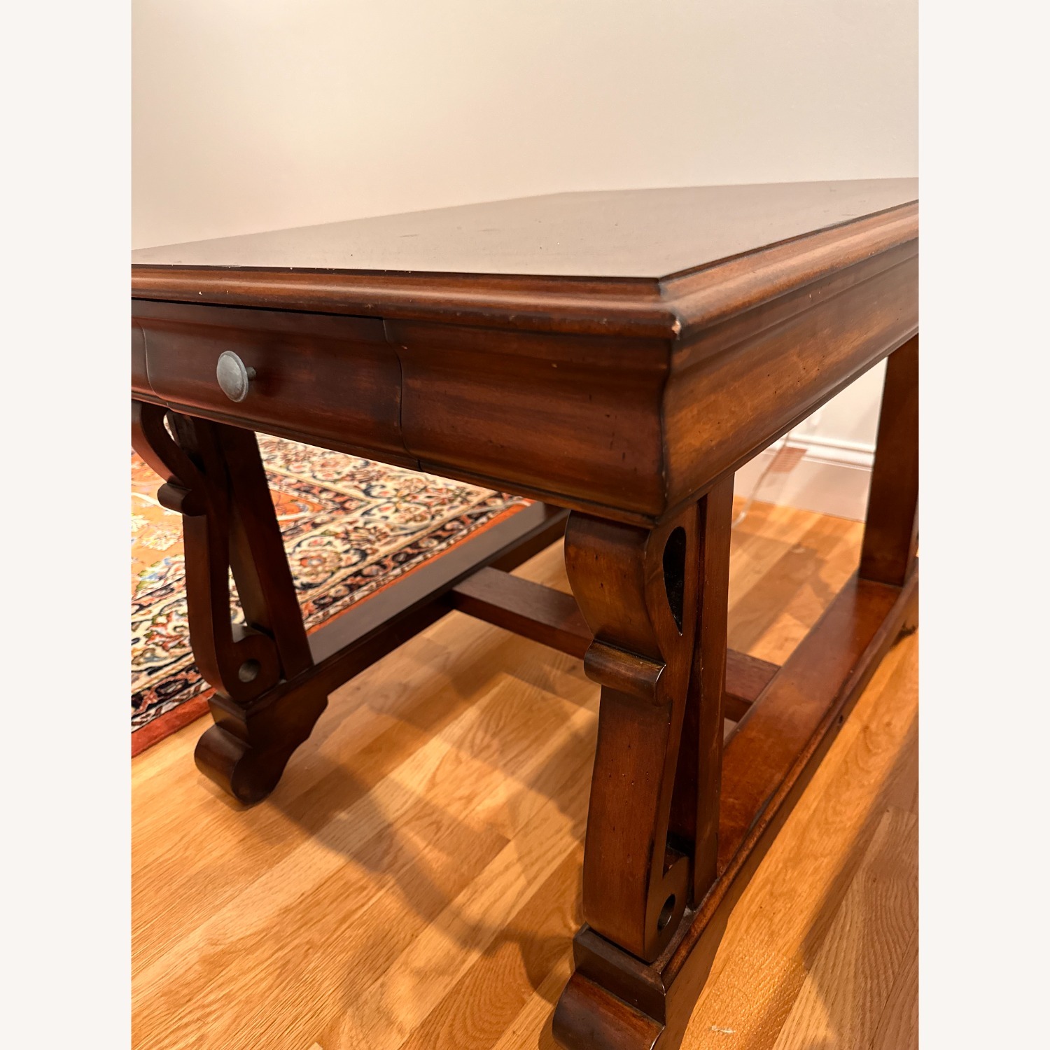 Bassett Furniture Solid Walnut Side Tables - image-3