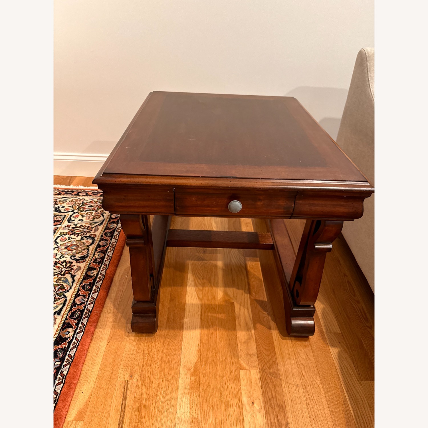 Bassett Furniture Solid Walnut Side Tables - image-1