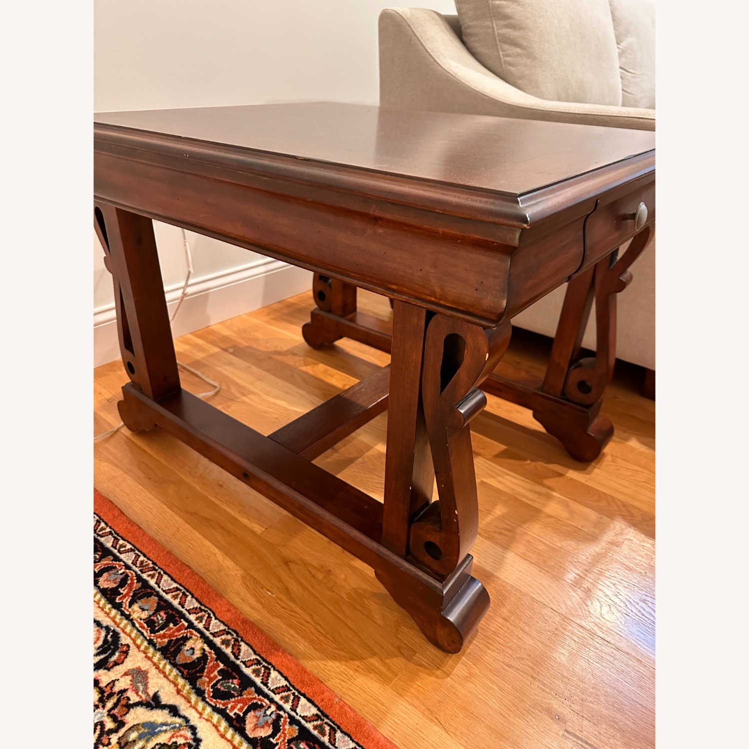 Bassett Furniture Solid Walnut Side Tables - image-2