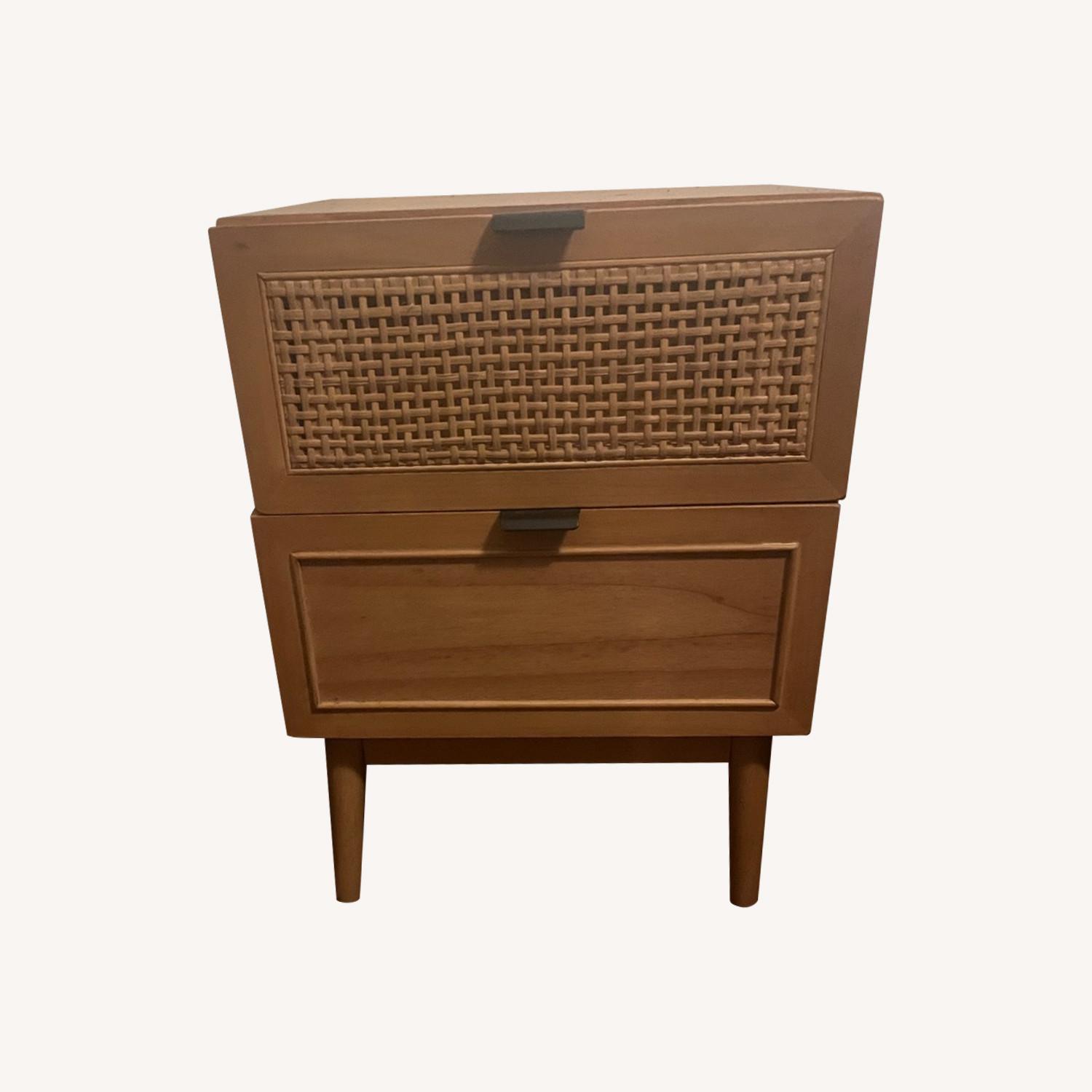 Wayfair Rattan Nightstand - image-0