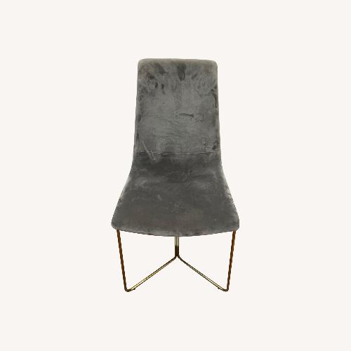 Used West Elm Astor Velvet Slope Dining Chairs 4 for sale on AptDeco