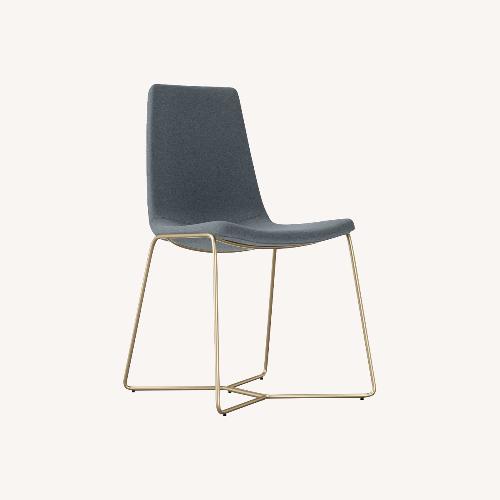 Used West Elm Astor Velvet Slope Dining Chairs 4 for sale on AptDeco
