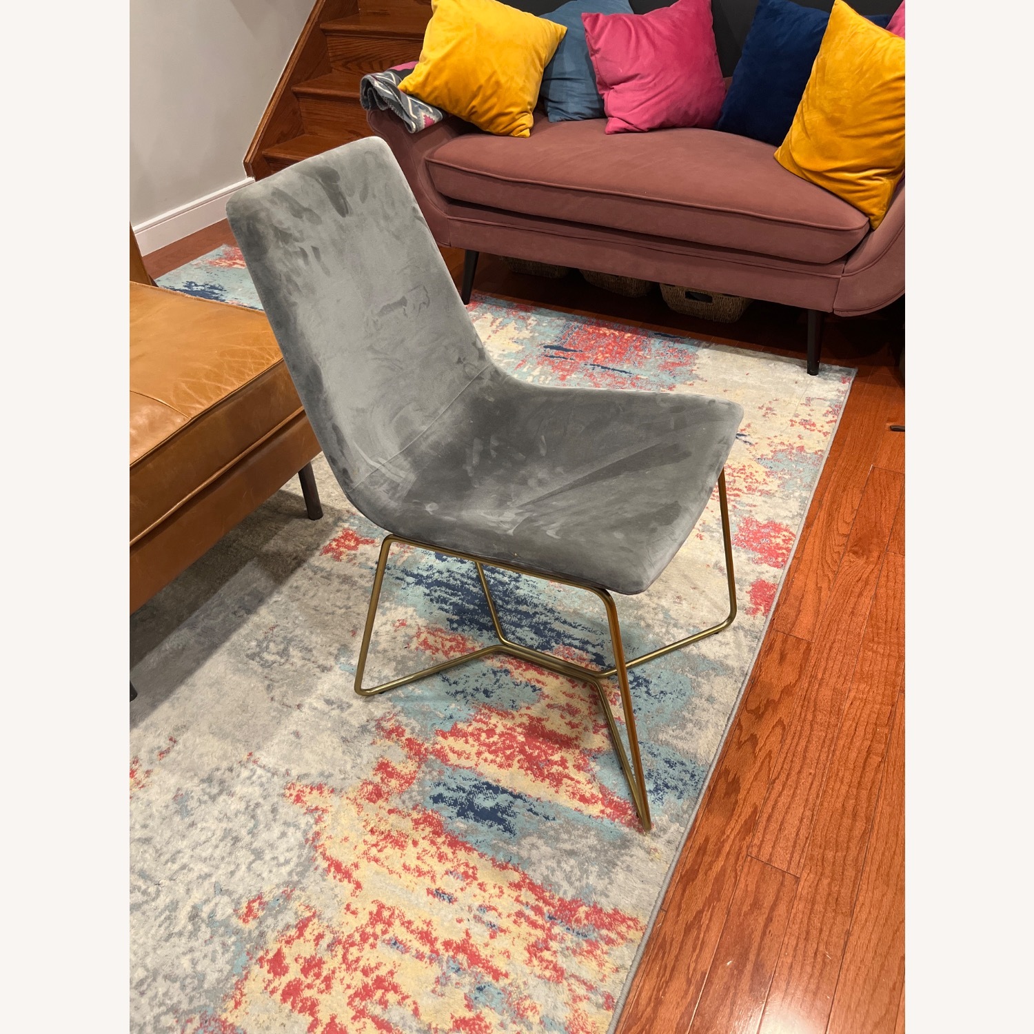 West Elm Astor Velvet Slope Dining Chairs 4 - image-5