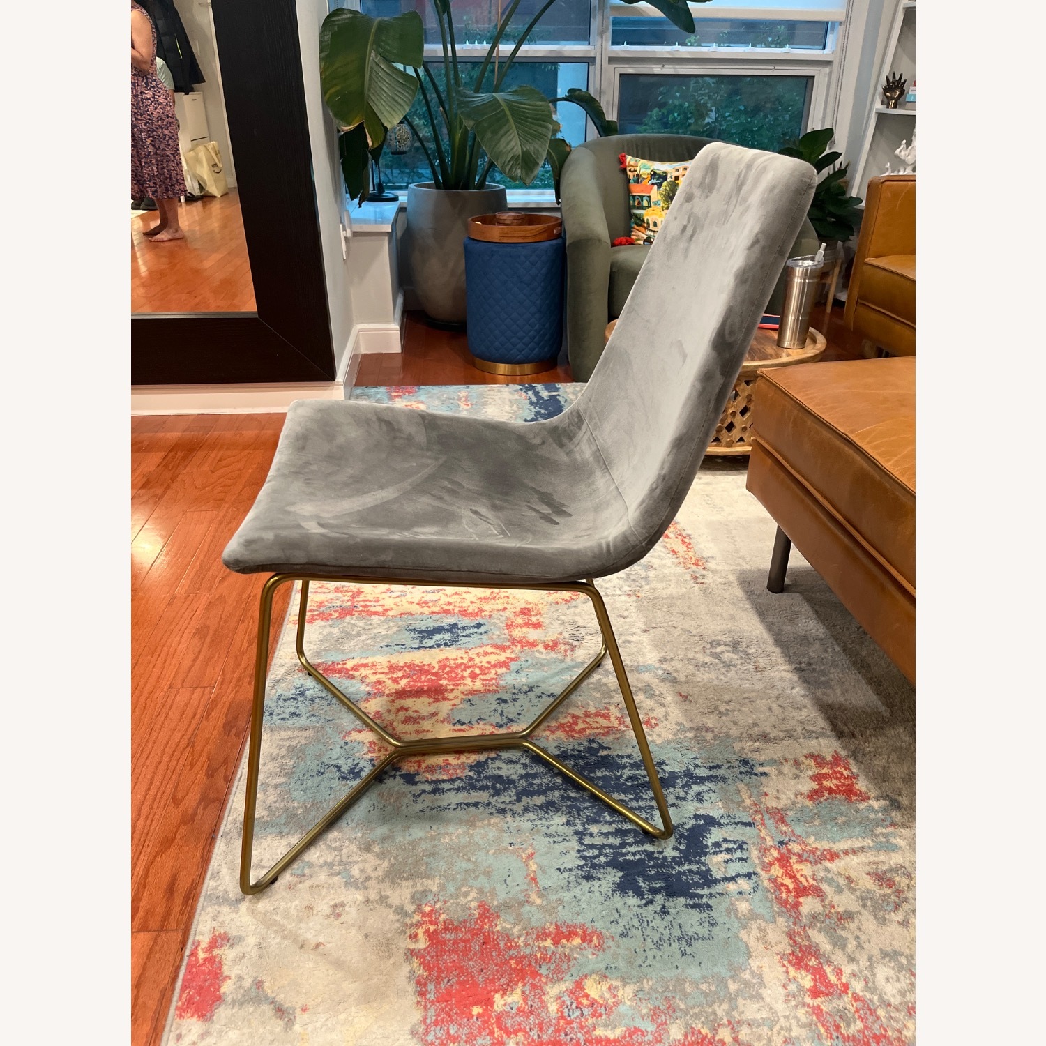 West Elm Astor Velvet Slope Dining Chairs 4 - image-3