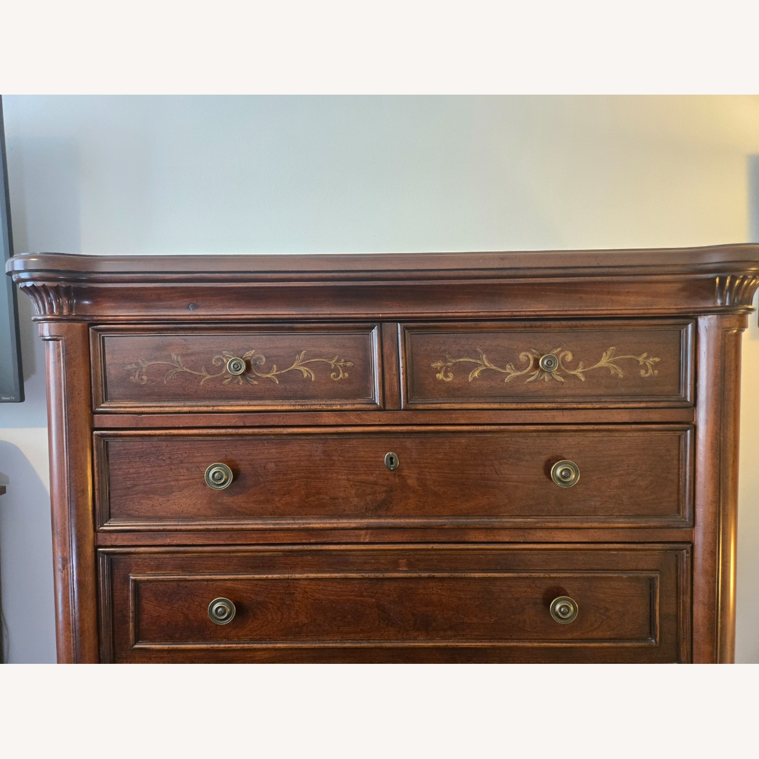7-Drawer Traditional Dresser Espresso Finish - image-4