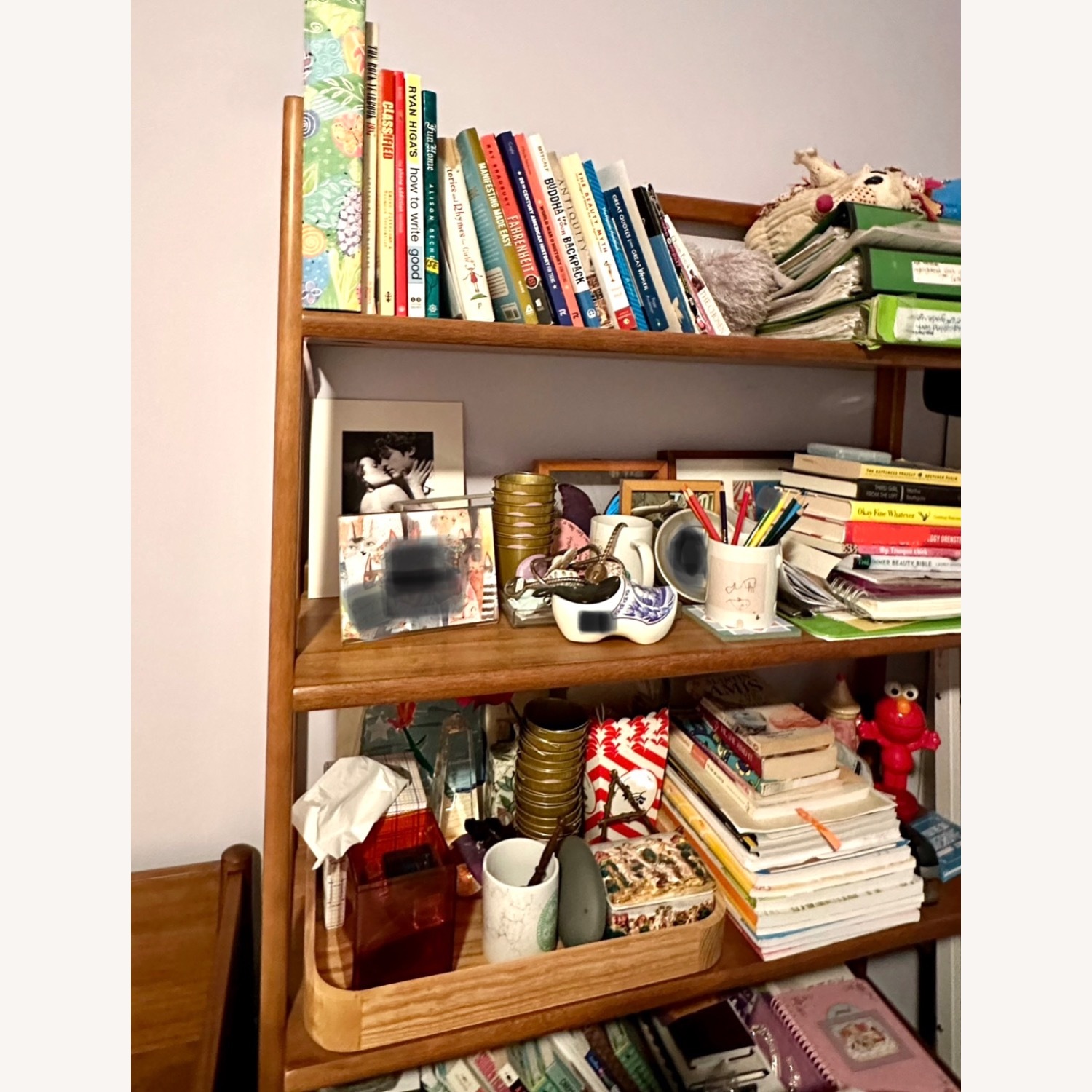 West Elm Mid-Century Bookshelf W Drawer (38") - AptDeco