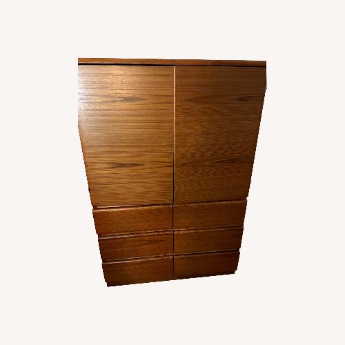 Used  Cherry Wood TV Armoire for sale on AptDeco