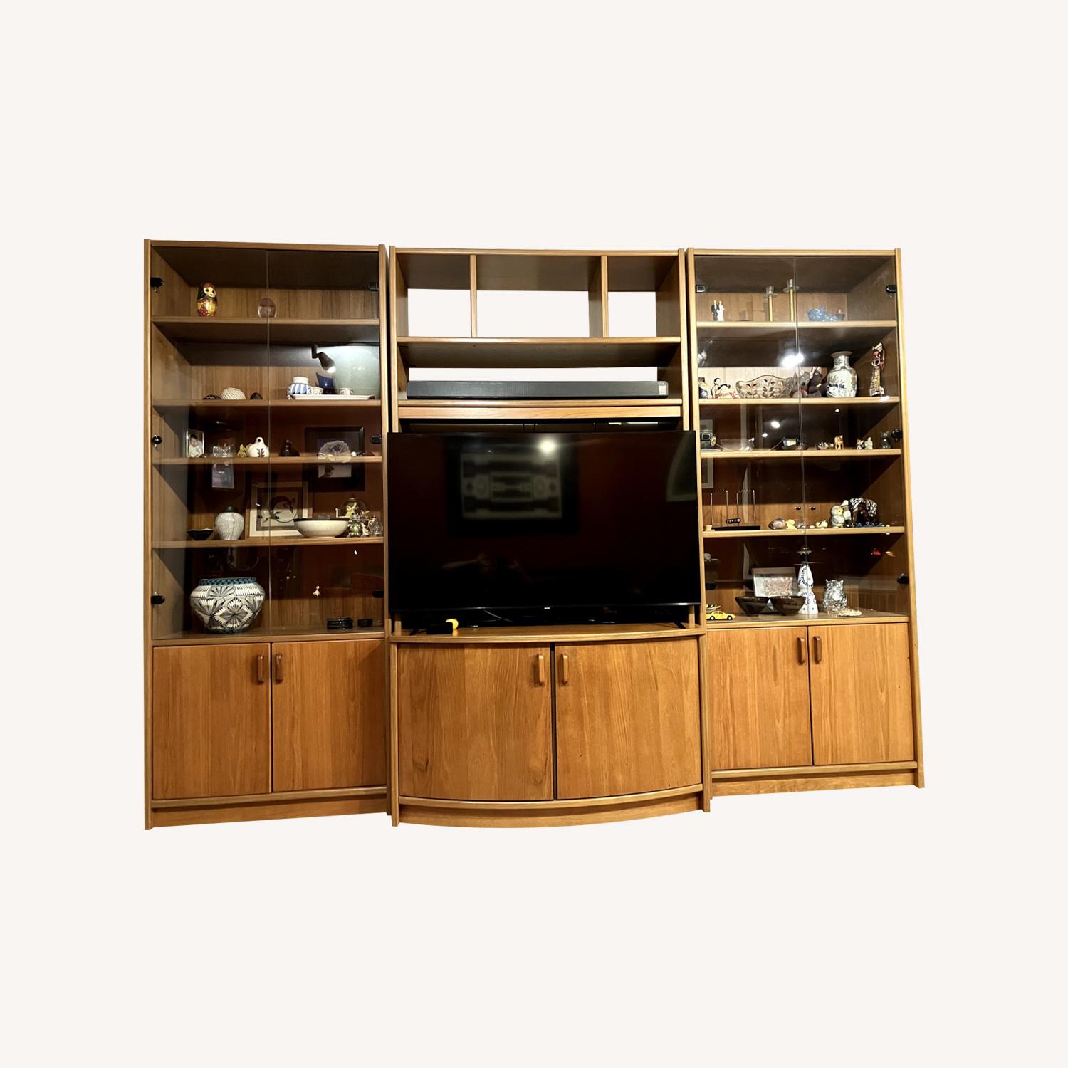 High-Quality Solid Cherry Wood Wall Unit - image-0