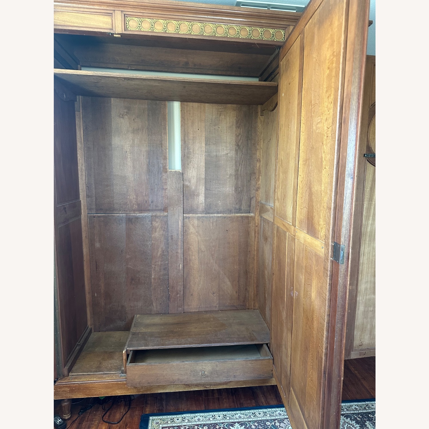 Antique French Armoire With Inlay - image-6