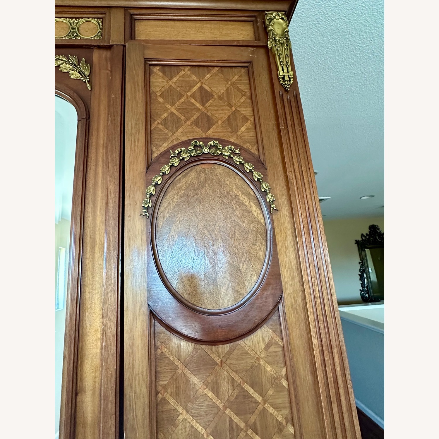 Antique French Armoire With Inlay - image-2