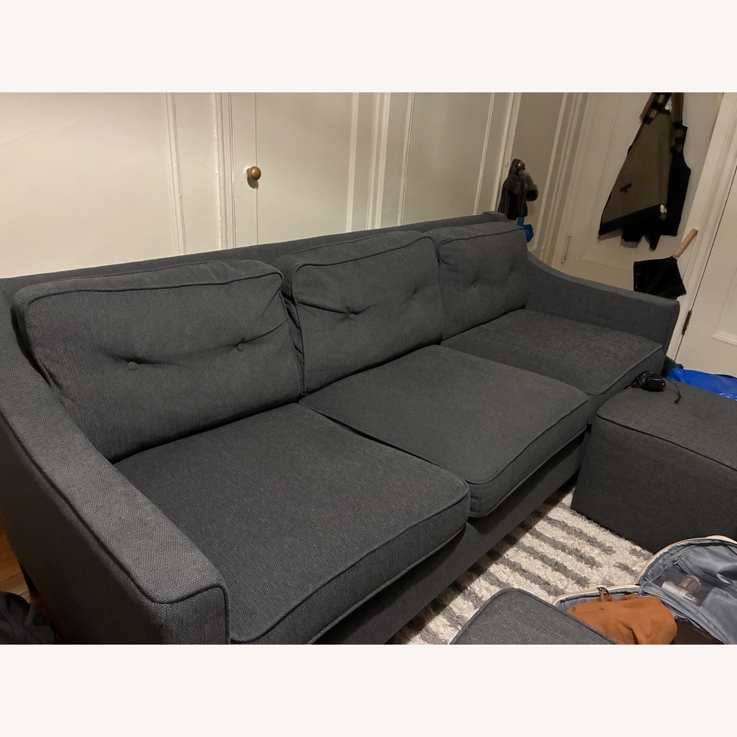 IKEA FROSLOV Dark Gray 3-Seat Sofa - image-2
