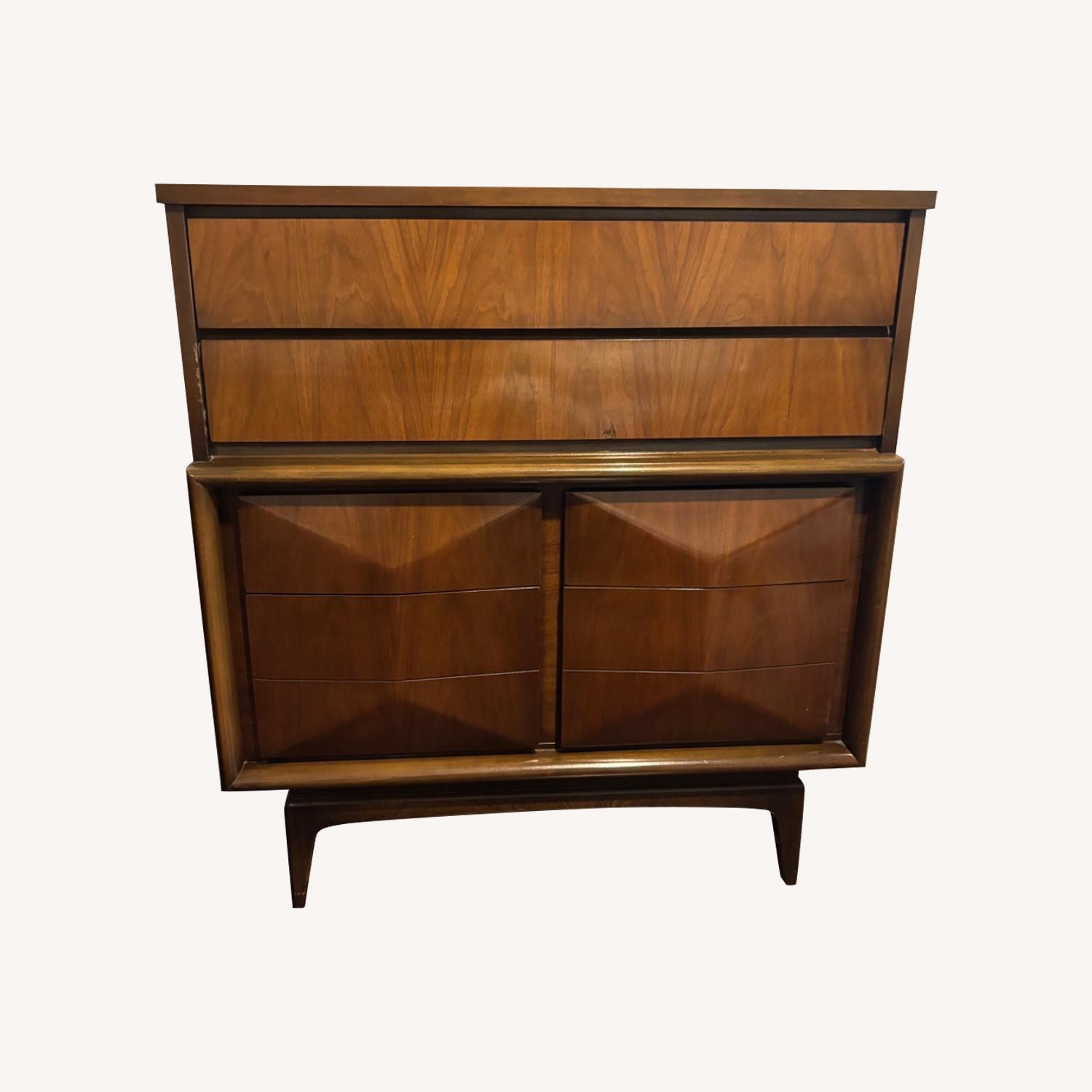 United Diamond MCM Tall Boy Dresser - image-0