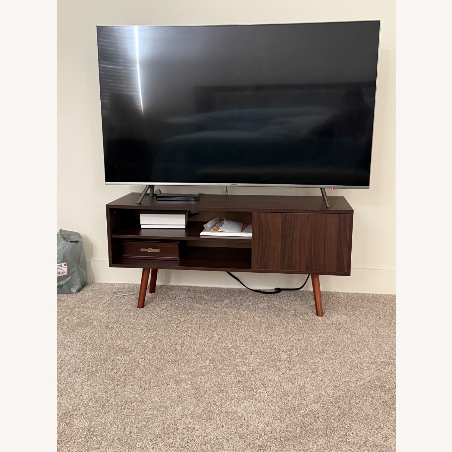 Dark Brown Tv Stand - image-1