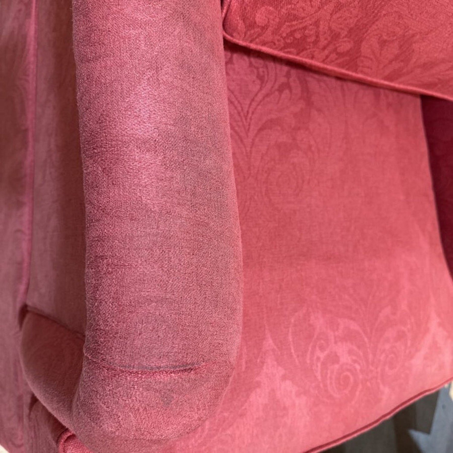 Ethan Allen Patterned Skirted Rocker - image-4