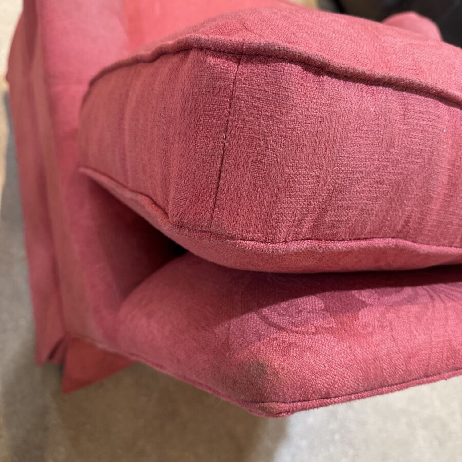 Ethan Allen Patterned Skirted Rocker - image-5