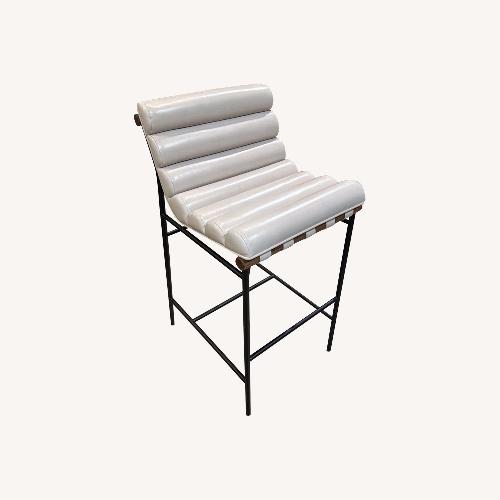 Used Denver Modern Vail Leather Counter Height Bar for sale on AptDeco
