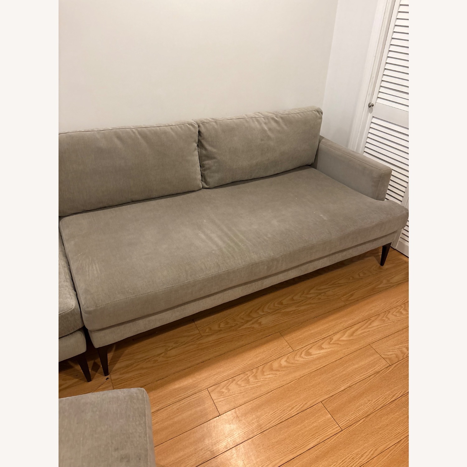 West Elm Gray Andes Sectional - image-2