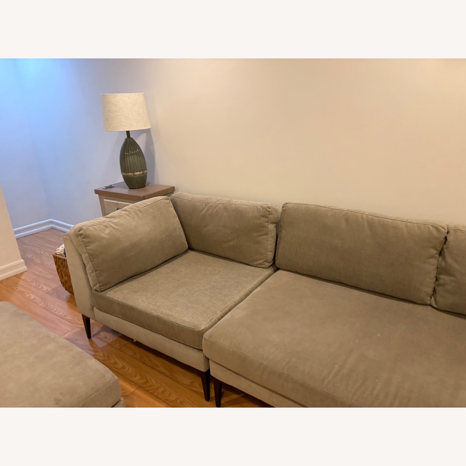 West Elm Gray Andes Sectional - image-3