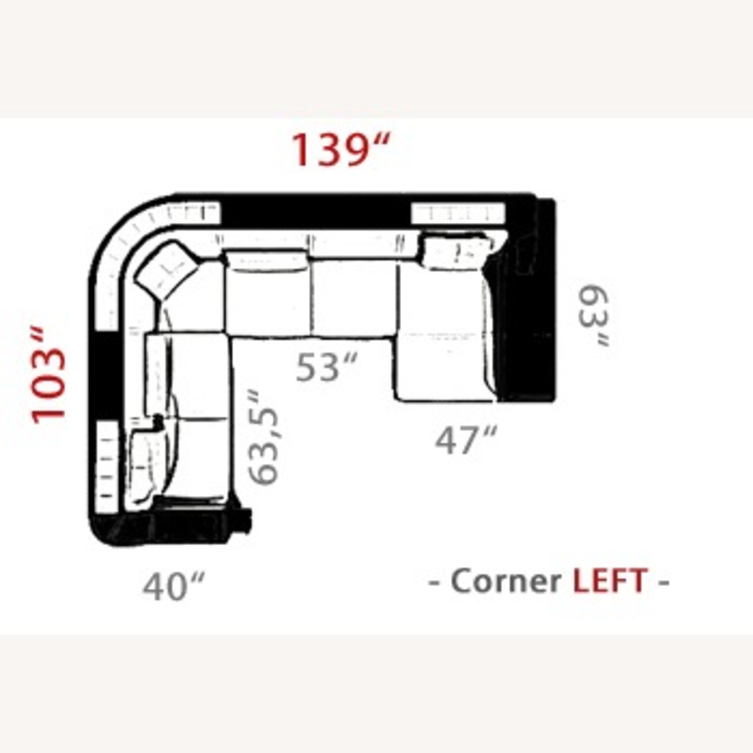 Chaise Sectional California BULLHOFF - image-3