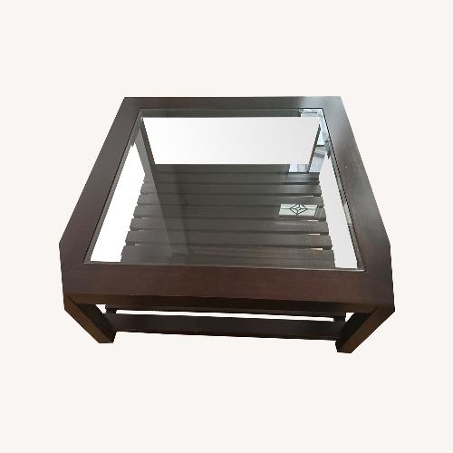 Used Coffee Table With Basket  for sale on AptDeco