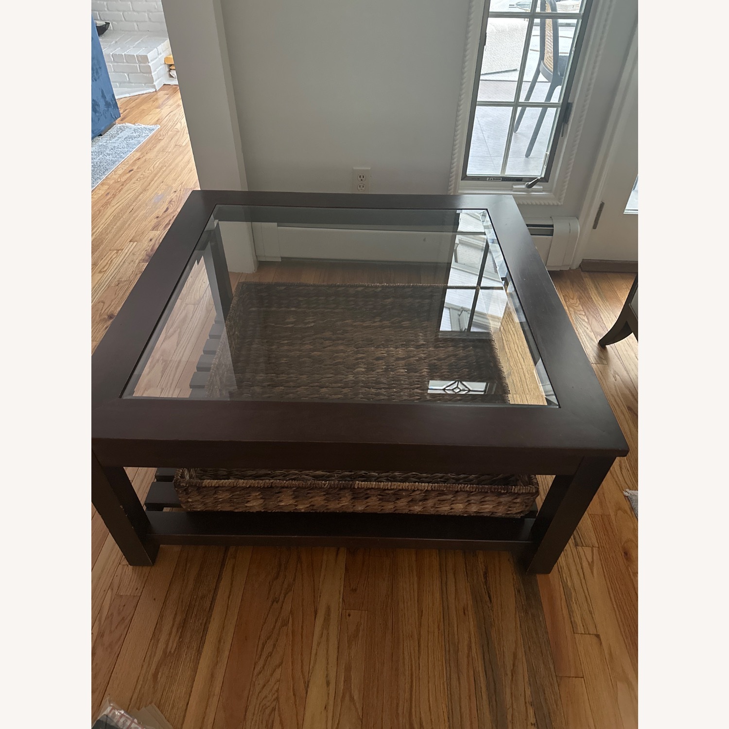 Coffee Table With Basket - image-6