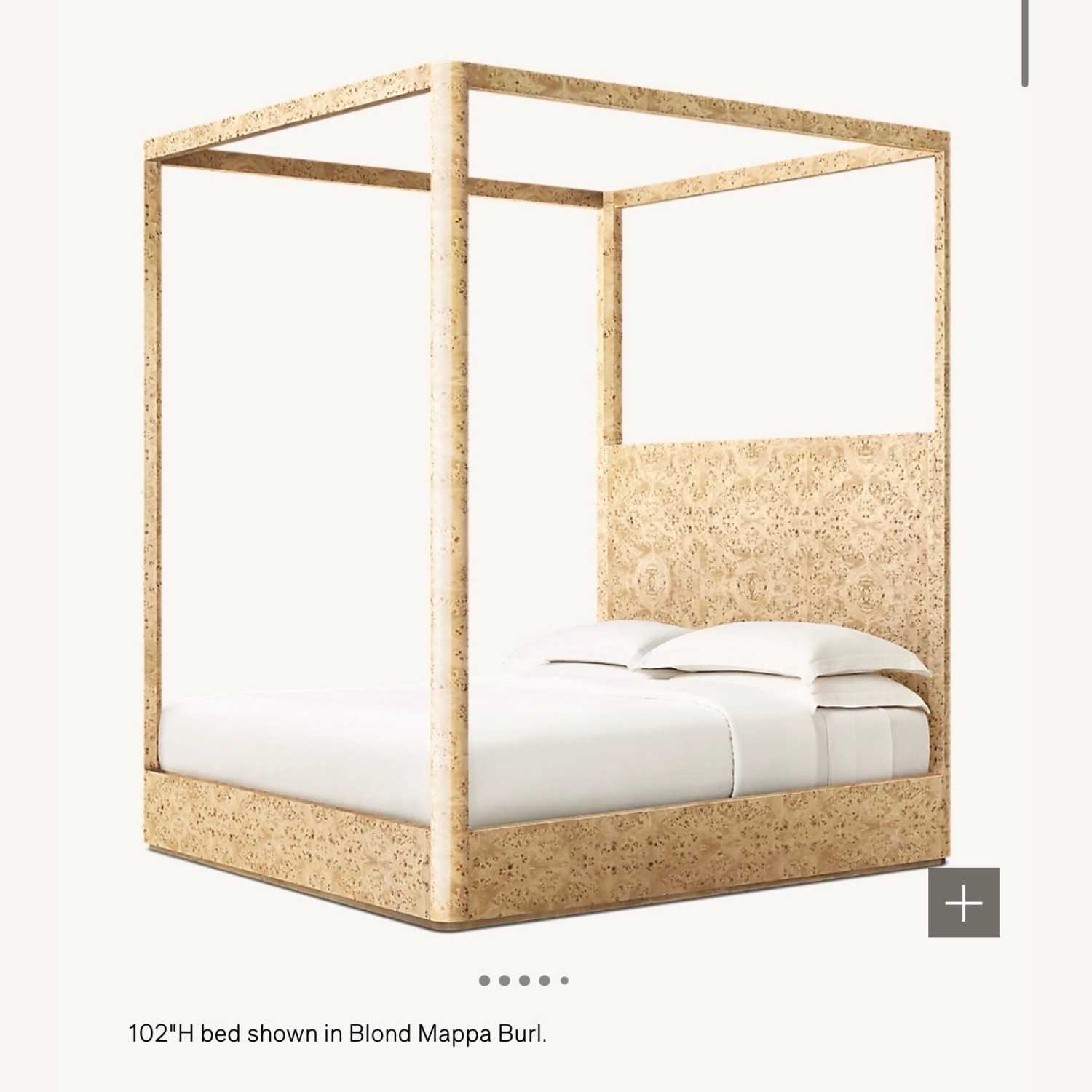  Restoration Hardware Canopy King Bed  - image-3