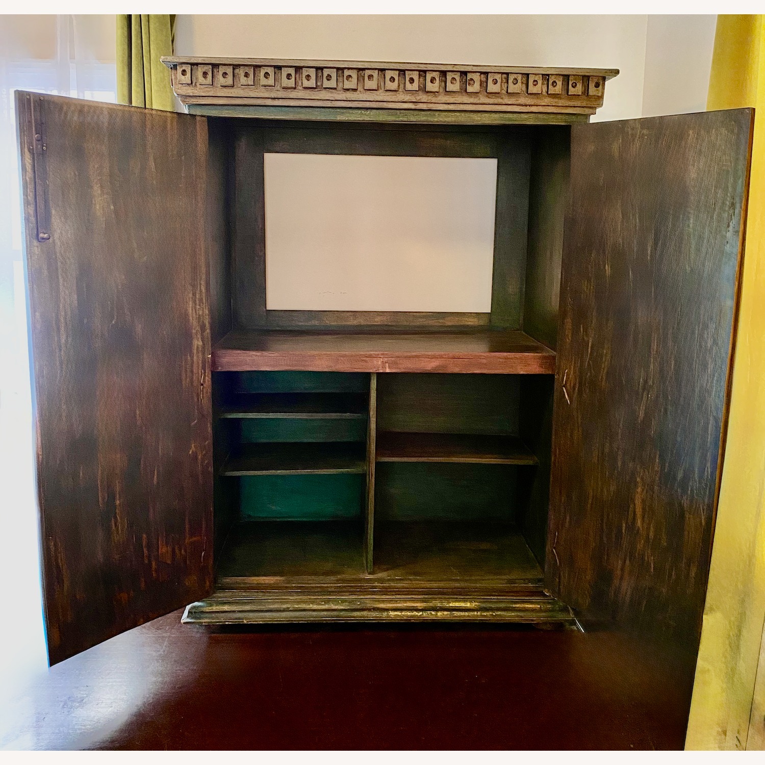 Spanish Carved Armoire - Apostles & Angels - image-8