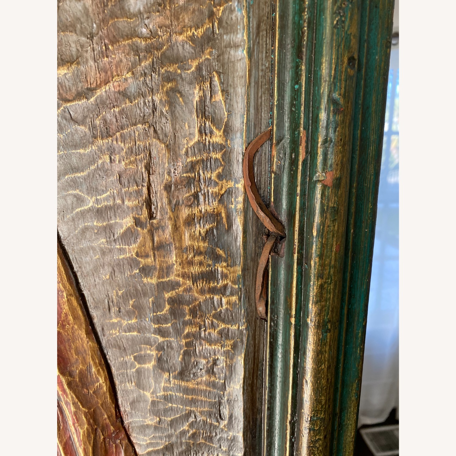 Spanish Carved Armoire - Apostles & Angels - image-2