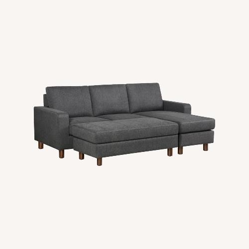 Used Abbyson Berkeley Reverisible W Ottoman for sale on AptDeco