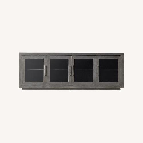 Used La Salle Metal-Wrapped 80" Media Console for sale on AptDeco