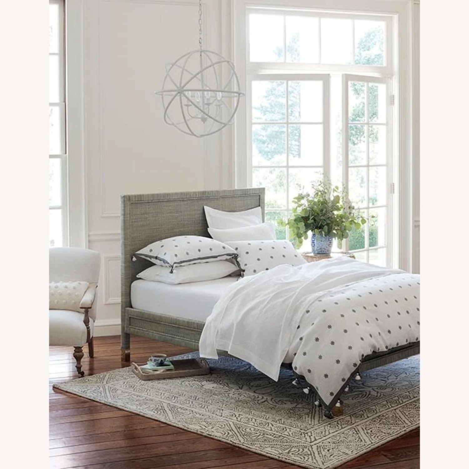 Serena & Lily Balboa Rattan Bed - Mist - image-1