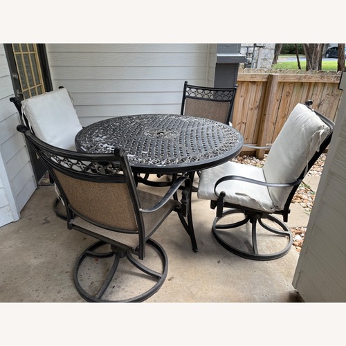 Used Rustic Patio Furniture Set for sale on AptDeco